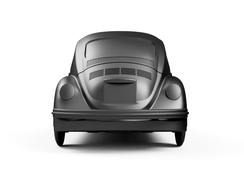 Derrière Coccinelle classic beetle